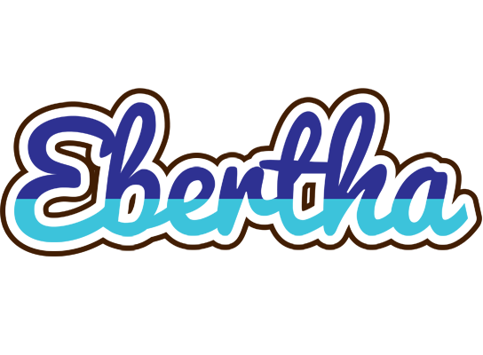 Ebertha raining logo