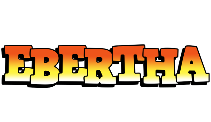 Ebertha sunset logo
