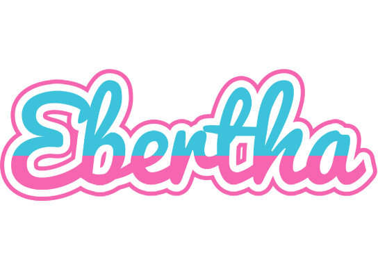 Ebertha woman logo