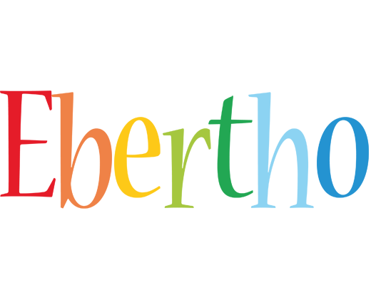 Ebertho birthday logo