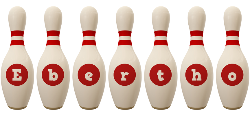 Ebertho bowling-pin logo