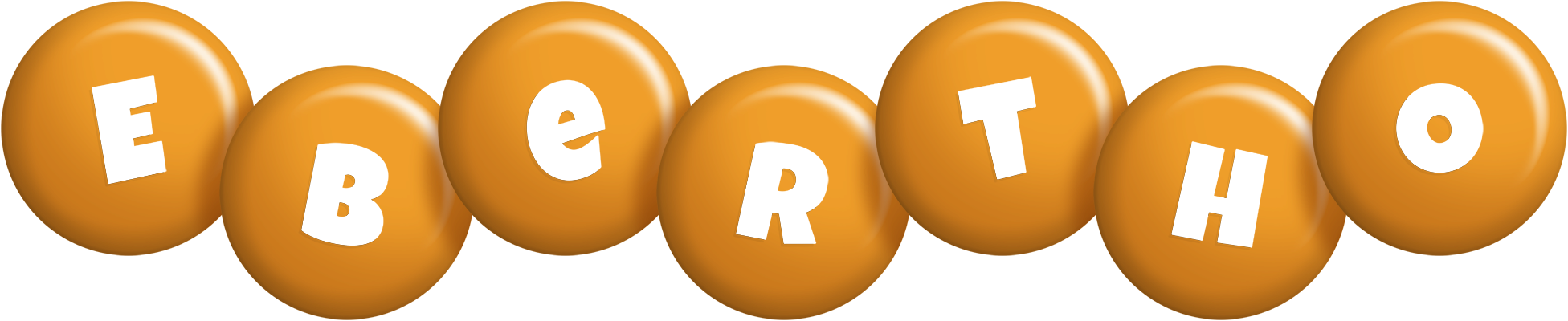 Ebertho candy-orange logo
