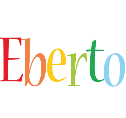 Eberto birthday logo