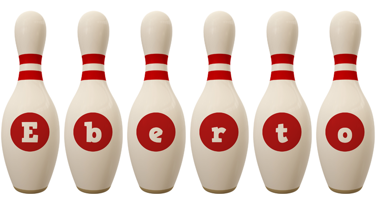 Eberto bowling-pin logo