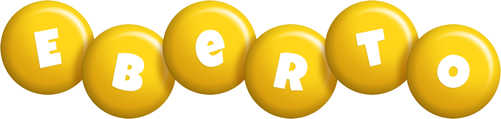 Eberto candy-yellow logo