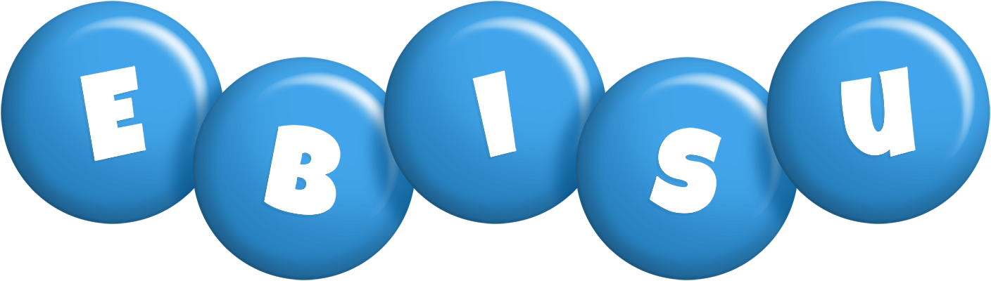 Ebisu candy-blue logo
