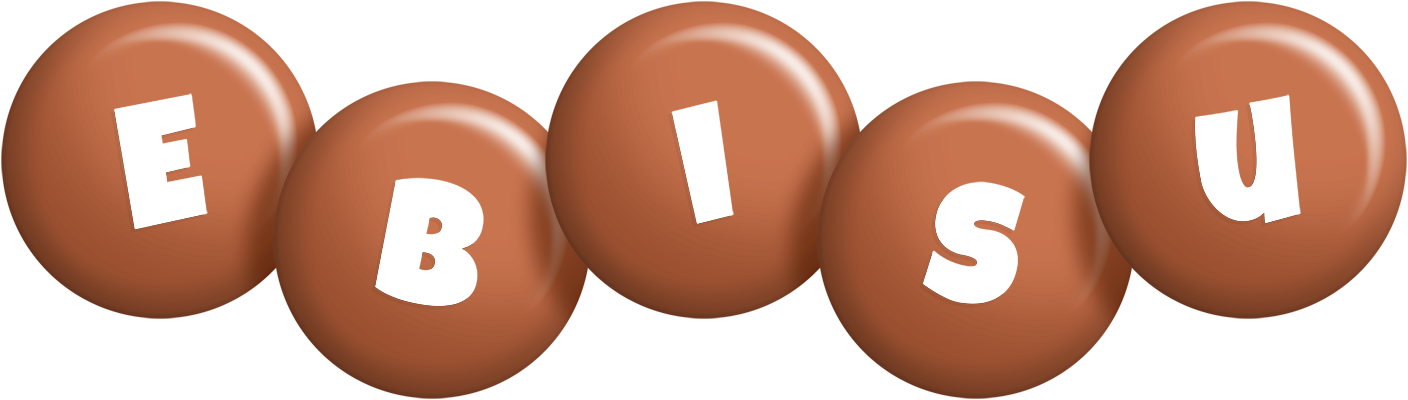 Ebisu candy-brown logo