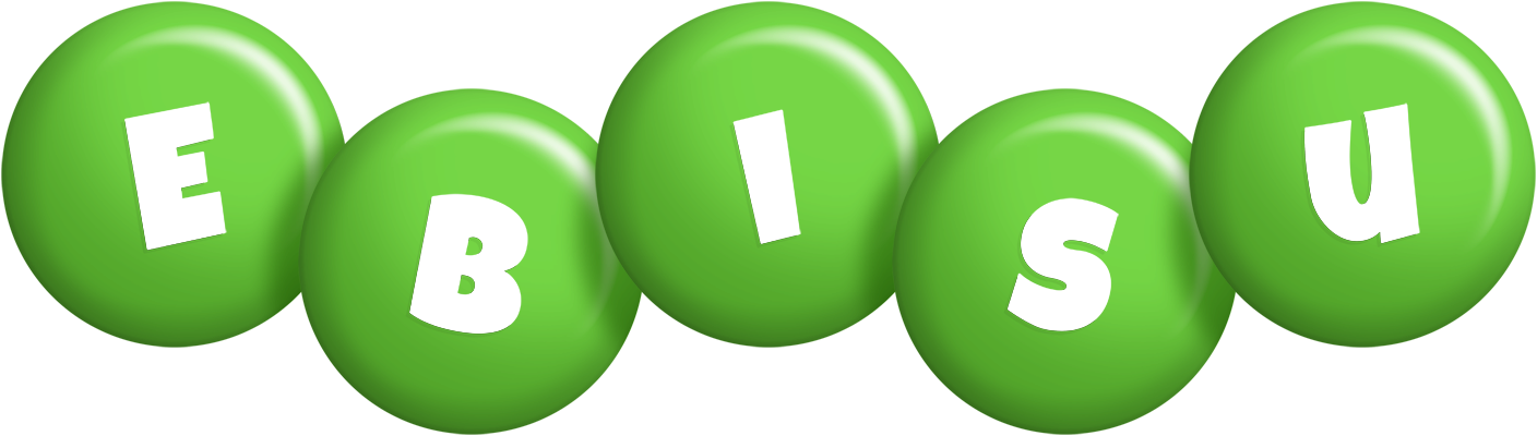 Ebisu candy-green logo