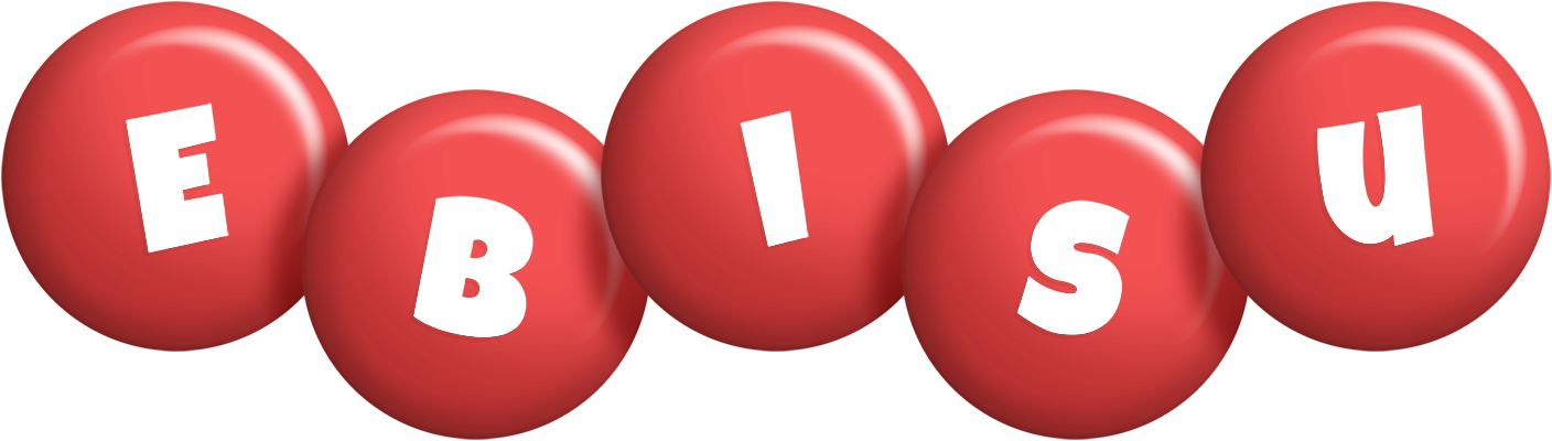 Ebisu candy-red logo