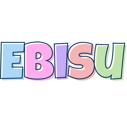 Ebisu pastel logo
