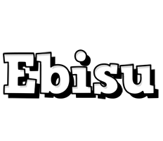 Ebisu snowing logo