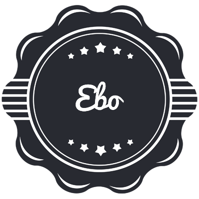 Ebo badge logo