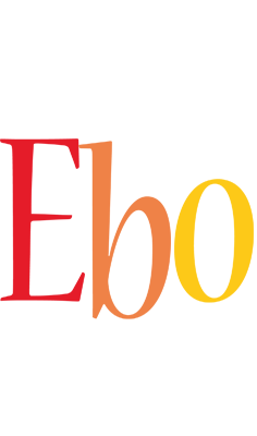 Ebo birthday logo