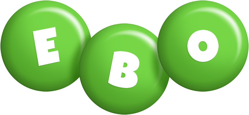 Ebo candy-green logo