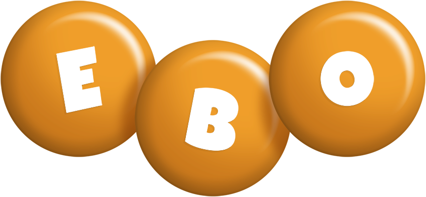 Ebo candy-orange logo
