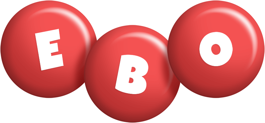 Ebo candy-red logo