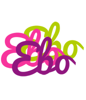 Ebo flowers logo