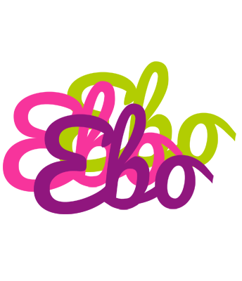 Ebo flowers logo