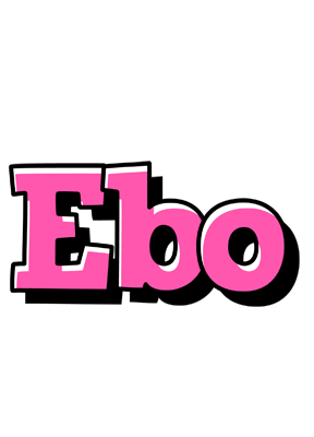 Ebo girlish logo
