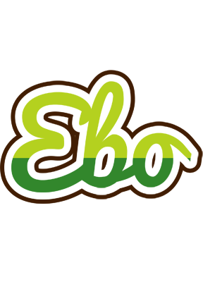 Ebo golfing logo