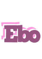 Ebo relaxing logo