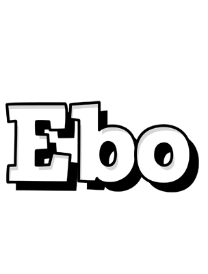 Ebo snowing logo