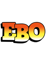 Ebo sunset logo