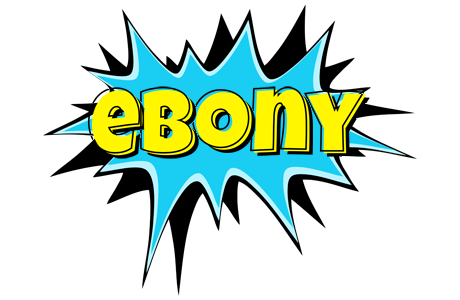 Ebony amazing logo