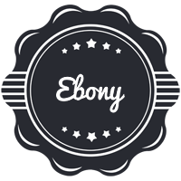 Ebony badge logo