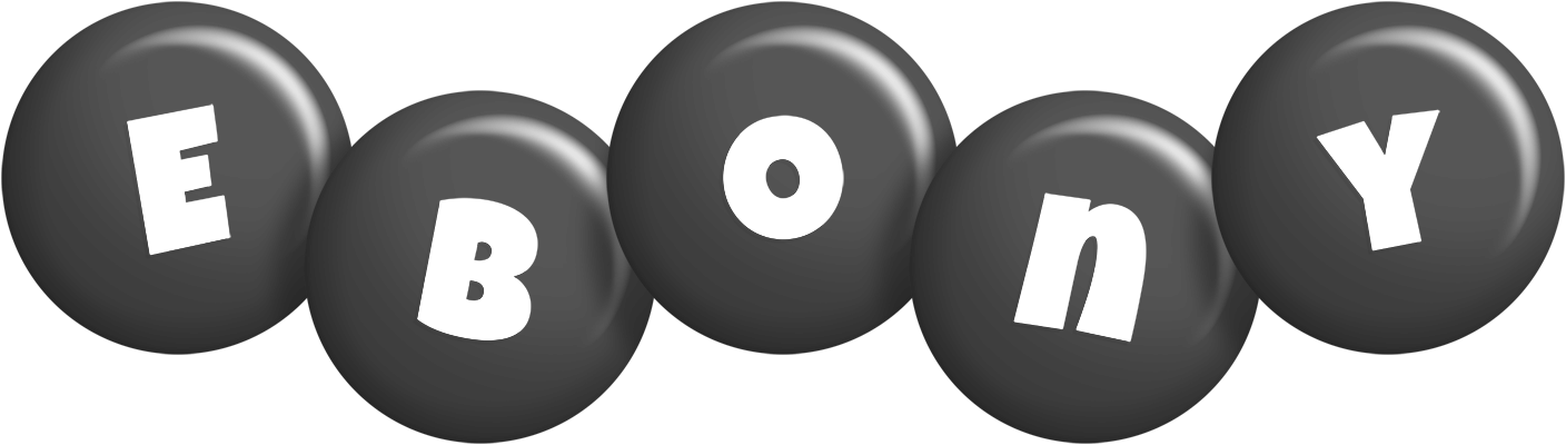 Ebony candy-black logo