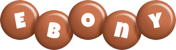 Ebony candy-brown logo