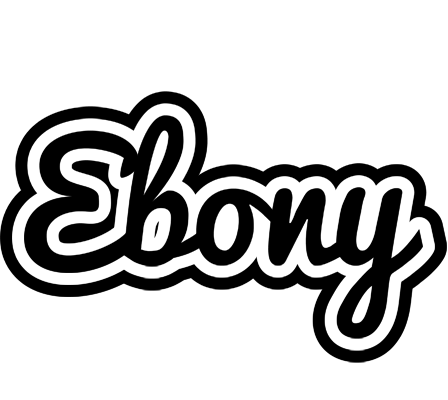 Ebony chess logo