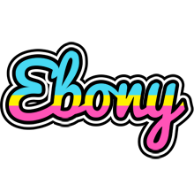 Ebony circus logo
