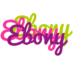 Ebony flowers logo