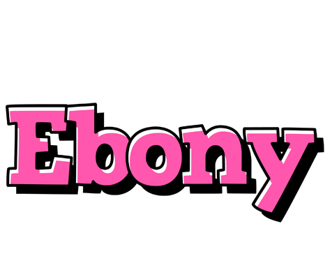 Ebony girlish logo