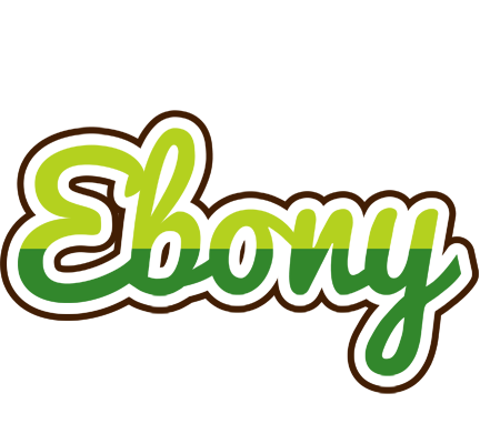 Ebony golfing logo