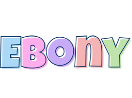 Ebony pastel logo