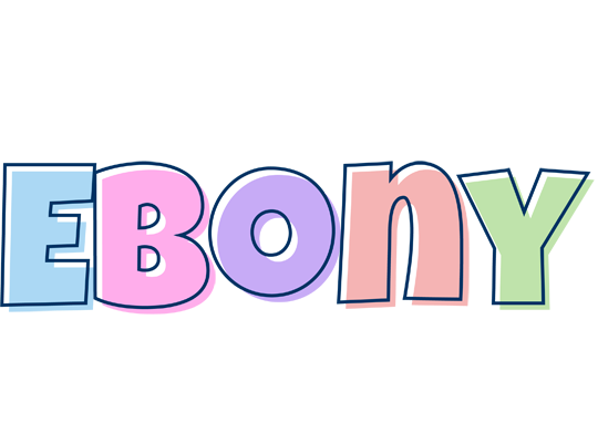 Ebony pastel logo