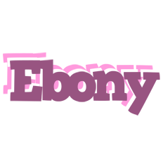 Ebony relaxing logo