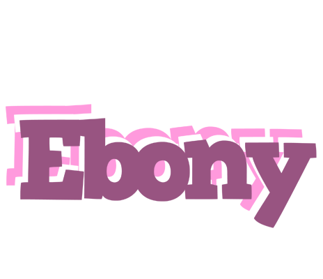 Ebony relaxing logo