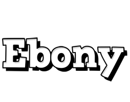Ebony snowing logo