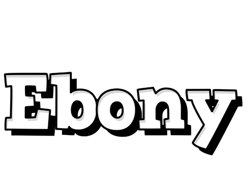 Ebony snowing logo