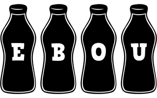 Ebou bottle logo