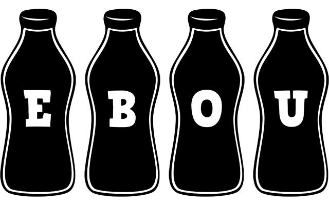 Ebou bottle logo