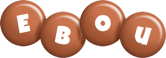 Ebou candy-brown logo