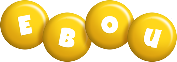 Ebou candy-yellow logo