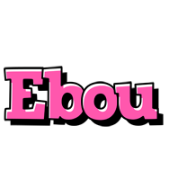 Ebou girlish logo