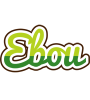 Ebou golfing logo