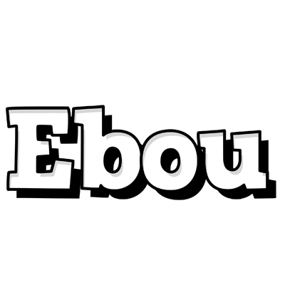 Ebou snowing logo