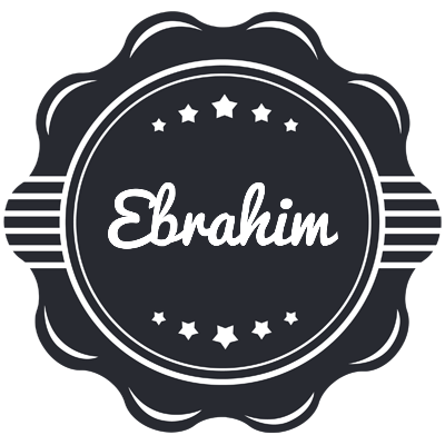 Ebrahim badge logo